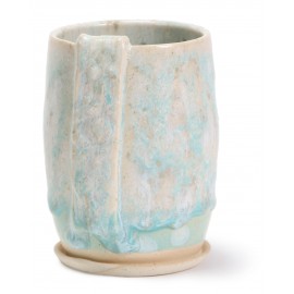 SW-150 Celadon Bloom Under SW-118 Sea Salt Stoneware Combination